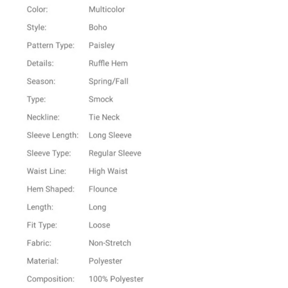 NEW Boho Smock Dress - Picture 4 of 6